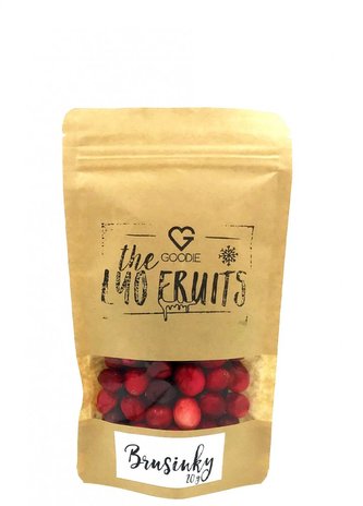 Lyofilizované brusinky 20 g