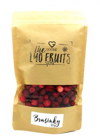 Lyofilizované brusinky 45 g