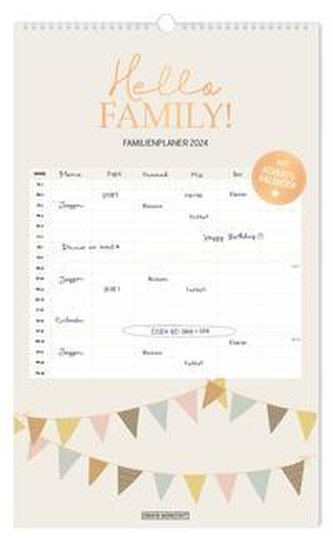Familienplaner 2024 Hello Family!