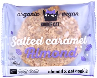KOOKIE CAT Slaný karamel a mandle BIO 50 g