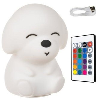 LED noční lampička - pes