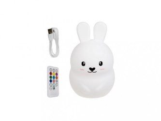 RGB noční lampička s dálkovým ovládáním - králík