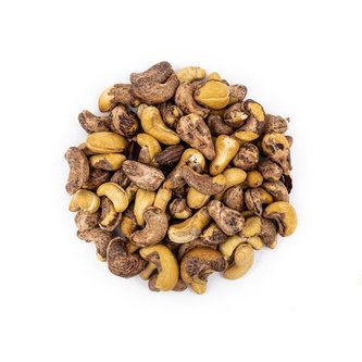 Kešu ořechy pražené solené se slupkou váha 500g