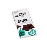 deBron hořká čokoláda slazená stévií váha 85g