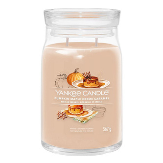 YANKEE CANDLE Pumpkin Maple Creme Caramel svíčka 567g / 2 knoty (Signature tumbler velký )