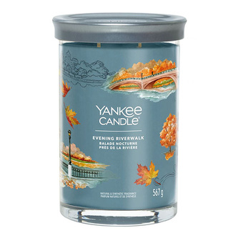 YANKEE CANDLE Evening Riverwalk svíčka 567g / 2 knoty (Signature velký)