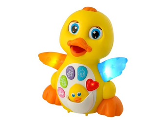 Interaktivní kačenka s mávajícími křidélky