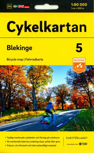 Cykelkartan Blad 5 Blekinge 1:90000