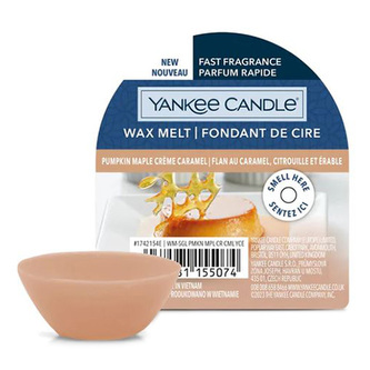 YANKEE CANDLE Pumpkin Maple Creme Caramel vonný vosk 22g