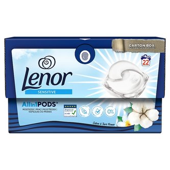 Lenor Sensitive gelové kapsle na praní, 22 praní 22 ks