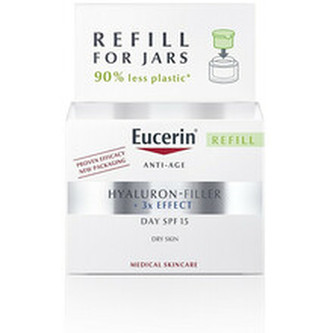 Eucerin Náhradní náplň do denního krému proti stárnutí pleti SPF 15 pro suchou pleť Hyaluron-Filler 3x EFFECT 50 ml woman Eucerin Náhradní náplň do denního krému proti stárnutí pleti SPF 15 pro suchou pleť Hyaluron-Filler 3x EFFECT 50 ml woman
