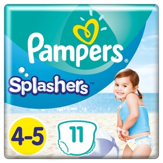 Pampers Splashers plenky do vody 4-5 (9 - 15 kg) 11 ks
