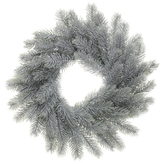 Věnec smrkový, zelený "ojíněný".