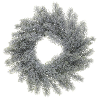 Věnec smrkový, zelený "ojíněný".