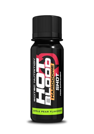 Scitec Nutrition Hot Blood Hardcore Shot 60 ml apple pear (jablko-hruška)