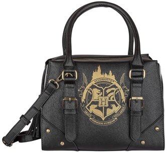 Dámská kabelka Harry Potter: Znak Bradavic (28 x 24 x 14 cm) černý polyuretan