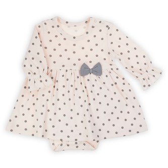 Kojenecké šatičky-body s dlouhým rukávem Nicol Sara - velikost 86 (12-18m)