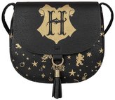 Dámská kabelka Harry Potter: Znak Bradavic (28 x 18 x 5 cm) černý polyuretan