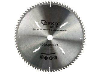 Kotouč pilový do dřeva, 400x30 mm, 80T GEKO Kotouč pilový do dřeva, 400x30 mm, 80T GEKO