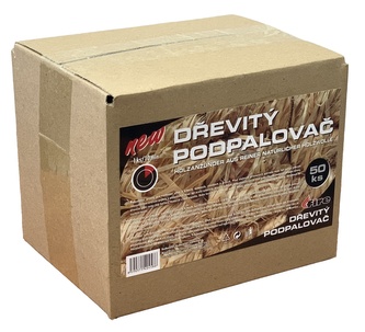 Podpalovač z dřevité vlny 58 mm - 50 ks Economy