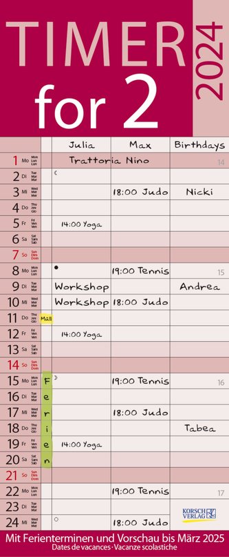 Timer for 2 Lifestyle 2024