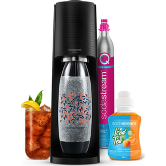 Výrobník sody SODASTREAM Terra Black Ice Tea Peach Mega