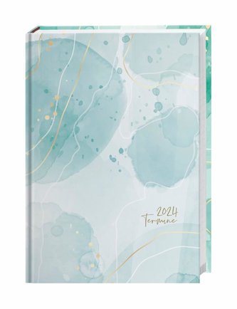 Watercolor Kalenderbuch A5 2024