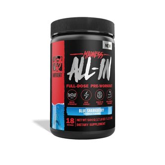 Mutant® Madness All-in pre-workout 504 g blue sharkberry (modrá malina)