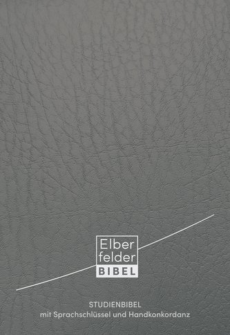 Elberfelder Studienbibel, Leder, mit Sprachschlüssel und Handkonkordanz