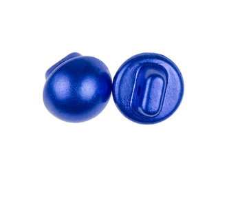 Knoflík pecka - balení po 10ks - tm.modrá perleťová - prům.10 mm