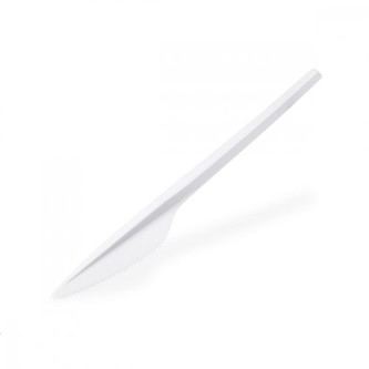 Nůž bílý vícerázový 17 cm, 100 ks