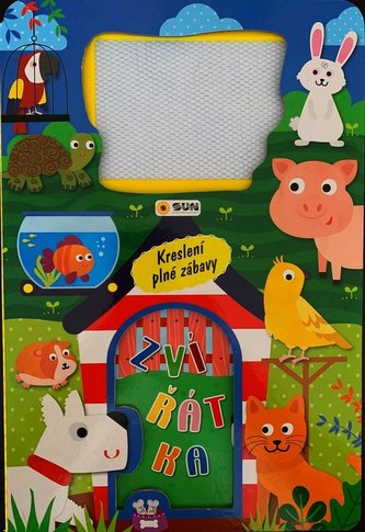 Zvířátka - Kreslení plné zábavy s magnetickou kreslící tabulkou Zvířátka - Kreslení plné zábavy s magnetickou kreslící tabulkou