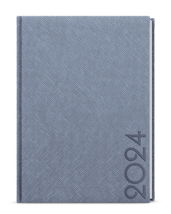 Týdenní diář 2024 Prokop Tora B6 modrošedá