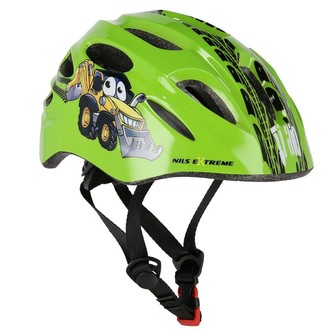 MTW01 ZELENÁ VEL.XS (43-49 CM) HELMA S BLIKAČKOU NILS EXTREME