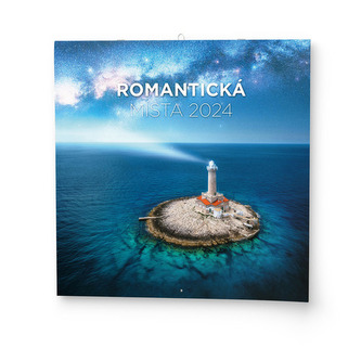 Romantická místa 2024 - nástěnný kalendář