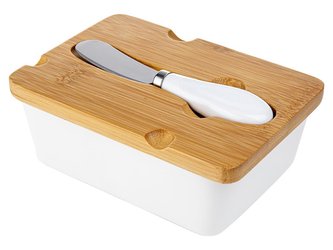 MÁSELNIČKA S POKLOPEM A NOŽÍKEM