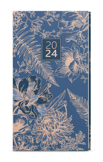 Týdenní diář 2024 Jakub Lamino kapesní tmavě modrý