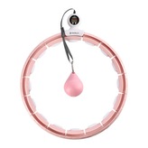 HHM15 RŮŽOVÁ HULA HOOP OBRUČ SE ZÁVAŽÍM, MAGNETY A POČÍTADLEM HMS