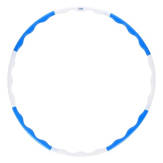 HHP090 MODRO-BÍLÁ HULA HOOP OBRUČ 90CM ONE FITNESS