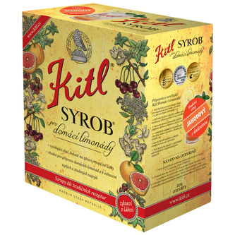 Kitl Syrob Jahodový 5l - bag-in-box Kitl Syrob Jahodový 5l - bag-in-box