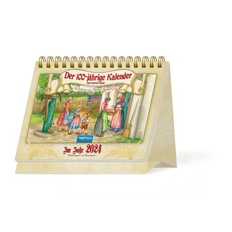 Trötsch Aufstellkalender Der 100-jährige Kalender 2024