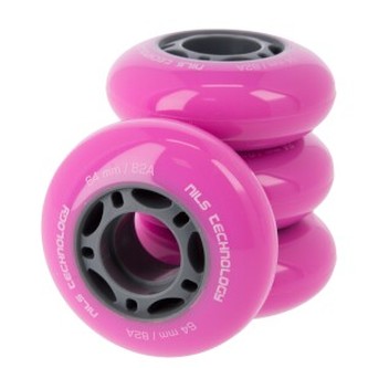 KOLEČKA NILS EXTREME PU 64x24 RŮŽOVÉ (4KS)