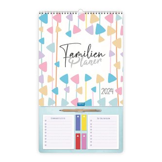 Trötsch Familienkalender Familienplaner Exklusiv 2024