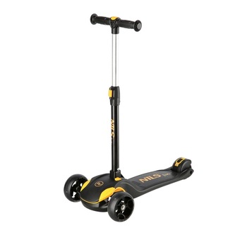 HLB122 ČERNÁ DĚTSKÁ KOLOBĚŽKA NILS FUN