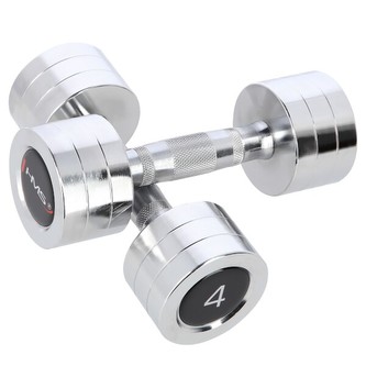 CHD04 CHROMOVANÉ JEDNORUČNÍ ČINKY HMS 2 x 4KG