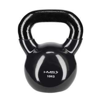 KNV10 10 KG ČERNÝ KETTLEBELL POKRYTÝ VINYLEM HMS