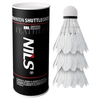 NBL6223 BADMINTONOVÉ MÍČKY Z PEŘÍ S LED 3 KS NILS
