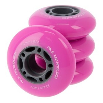 KOLEČKA NILS EXTREME PU 70x24 RŮŽOVÉ (4KS)
