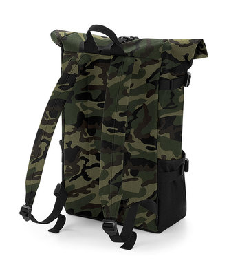 Batoh BagBase, 22 litrů, BG858, maskáč (Jungle Camo/Black)