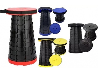 Teleskopická skládací stolička- mix barev